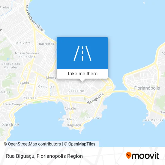 Rua Biguaçu map