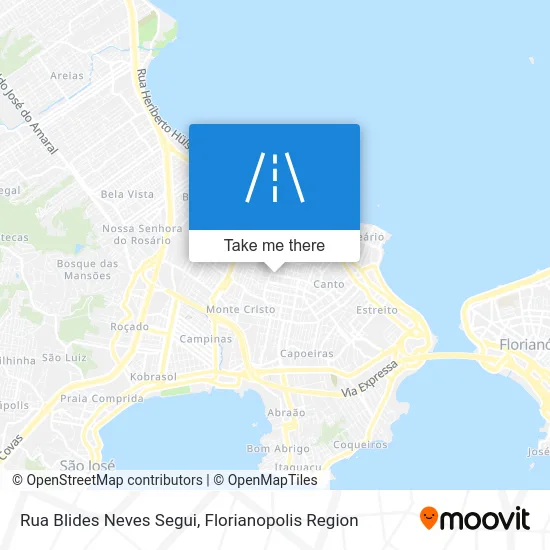 Rua Blides Neves Segui map