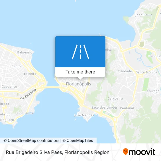 Rua Brigadeiro Silva Paes map