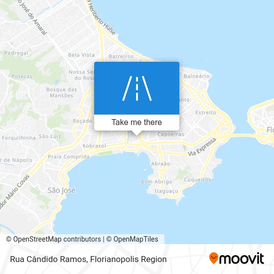 Rua Cândido Ramos map