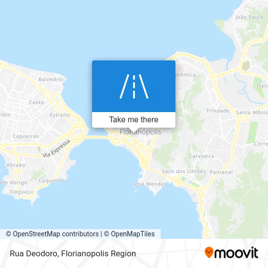Rua Deodoro map