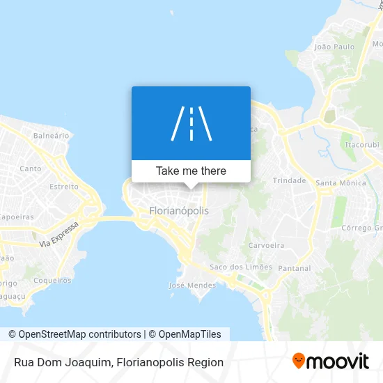 Rua Dom Joaquim map