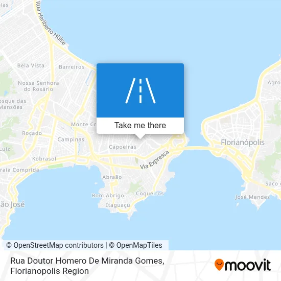Rua Doutor Homero De Miranda Gomes map