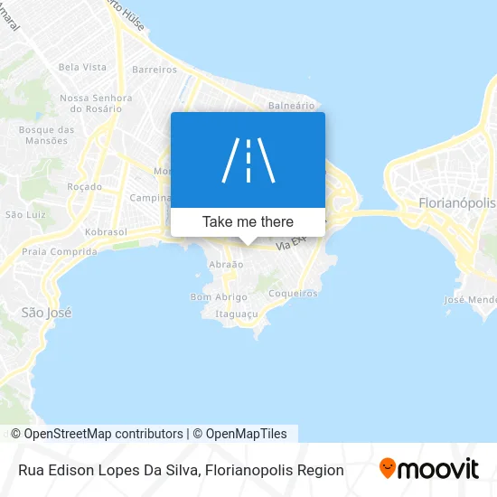 Rua Edison Lopes Da Silva map