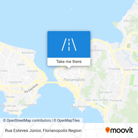 Rua Esteves Júnior map