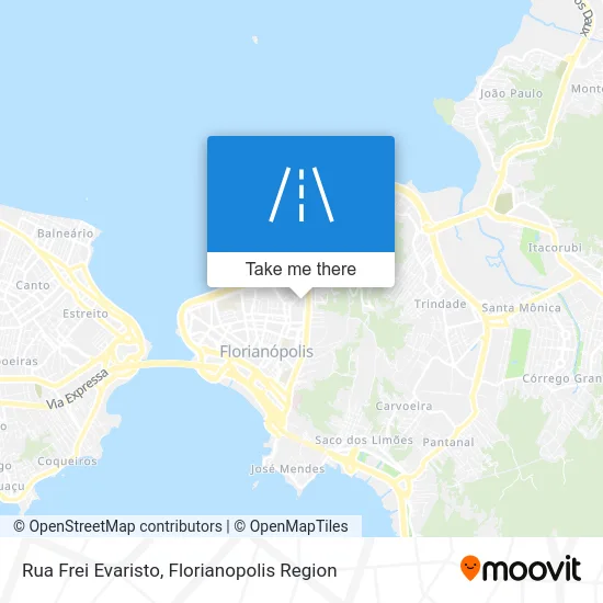 Rua Frei Evaristo map