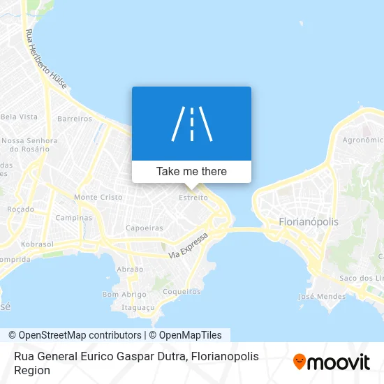 Rua General Eurico Gaspar Dutra map