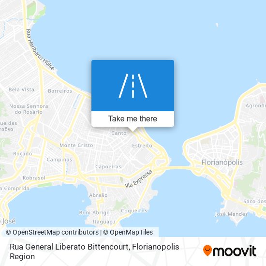 Rua General Liberato Bittencourt map