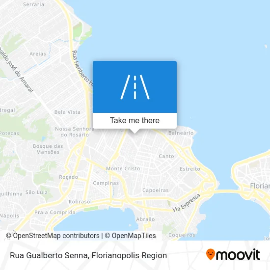 Rua Gualberto Senna map