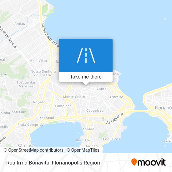 Rua Irmã Bonavita map