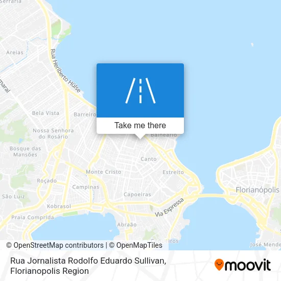 Rua Jornalista Rodolfo Eduardo Sullivan map