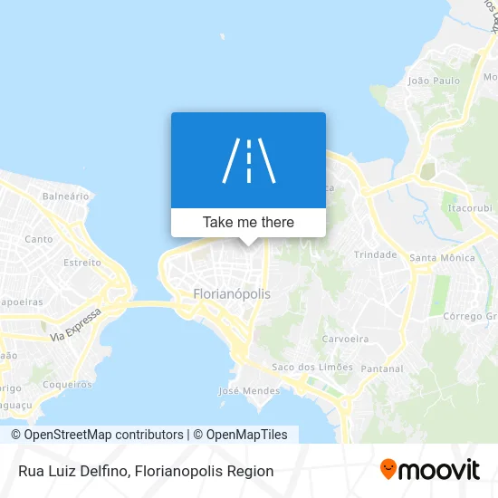 Rua Luiz Delfino map