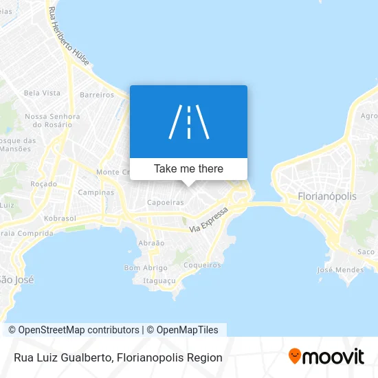 Rua Luiz Gualberto map