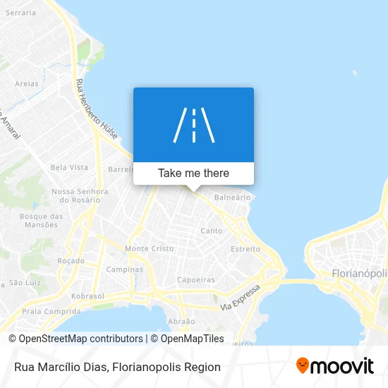 Rua Marcílio Dias map