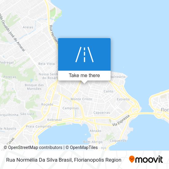 Rua Normélia Da Silva Brasil map