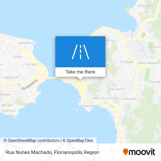 Rua Nunes Machado map