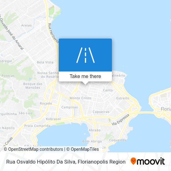 Rua Osvaldo Hipólito Da Silva map