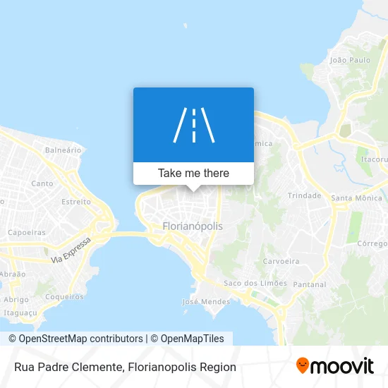 Rua Padre Clemente map