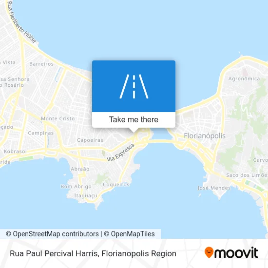 Rua Paul Percival Harris map