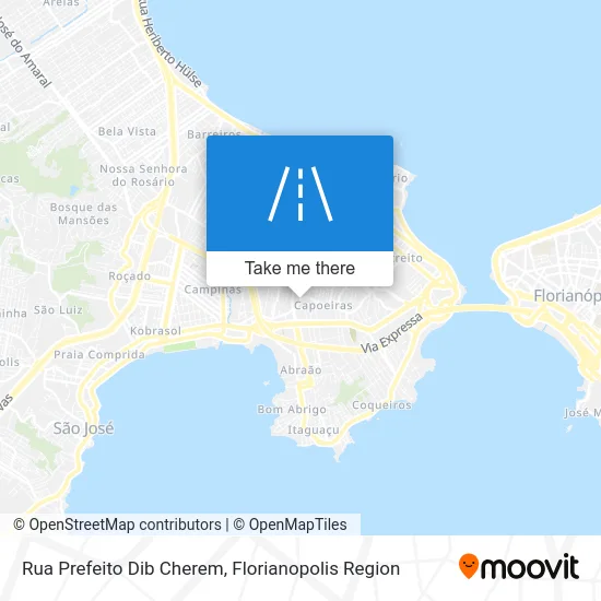 Rua Prefeito Dib Cherem map