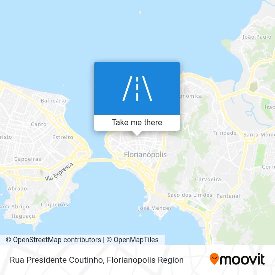 Rua Presidente Coutinho map