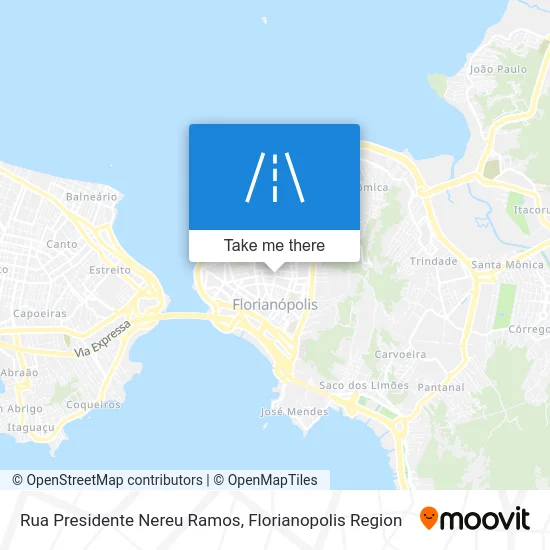 Rua Presidente Nereu Ramos map