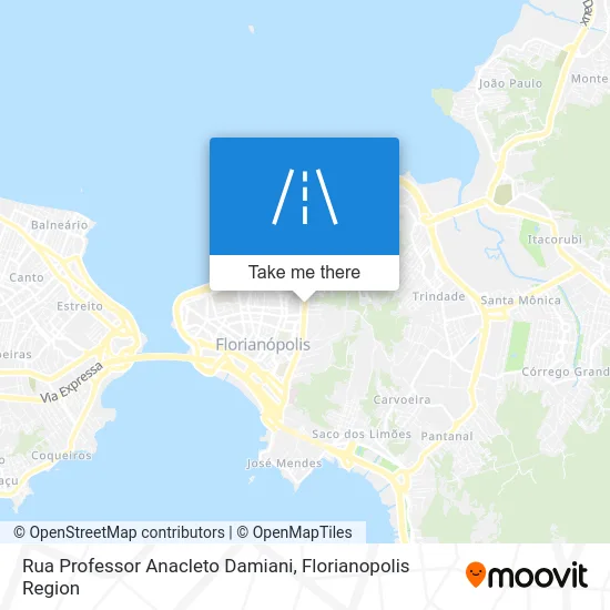 Rua Professor Anacleto Damiani map