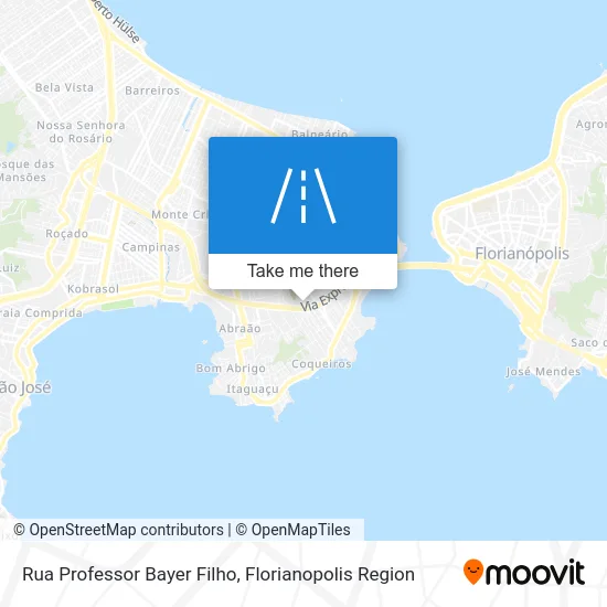 Rua Professor Bayer Filho map