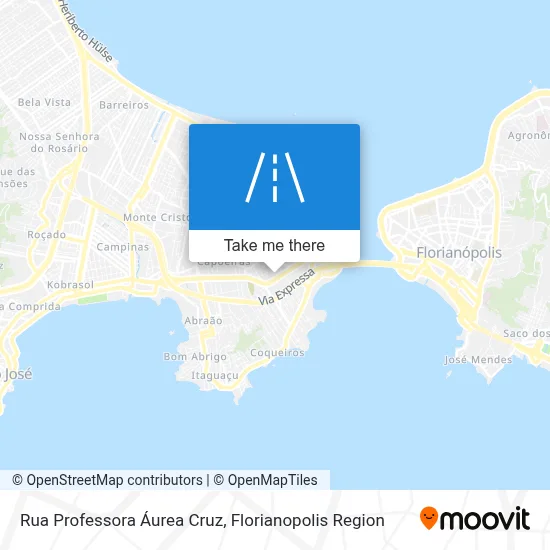 Rua Professora Áurea Cruz map
