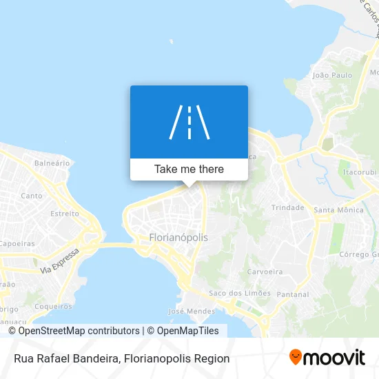Rua Rafael Bandeira map