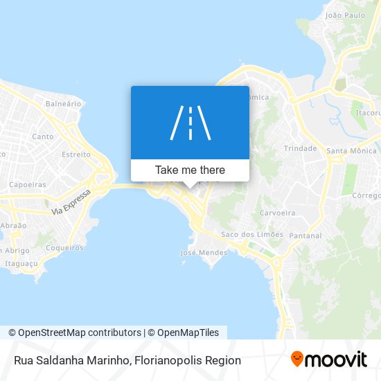 Mapa Rua Saldanha Marinho