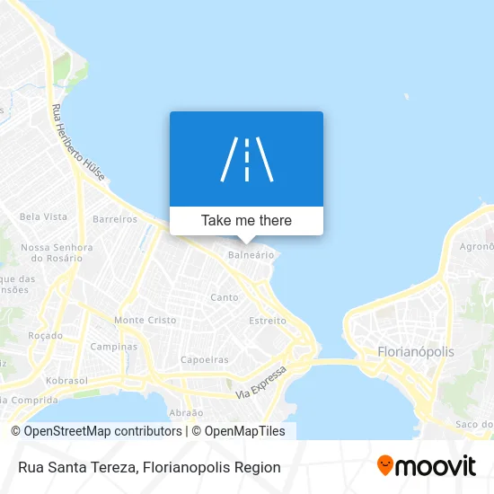 Rua Santa Tereza map