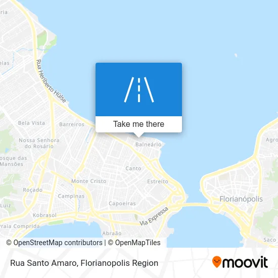 Rua Santo Amaro map