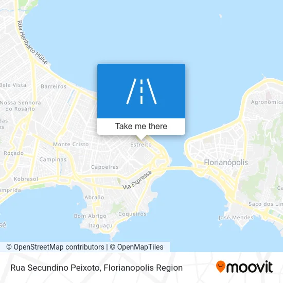 Rua Secundino Peixoto map