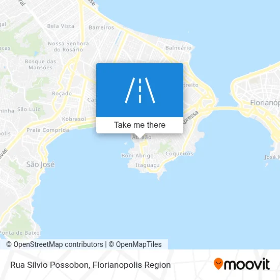 Rua Sílvio Possobon map