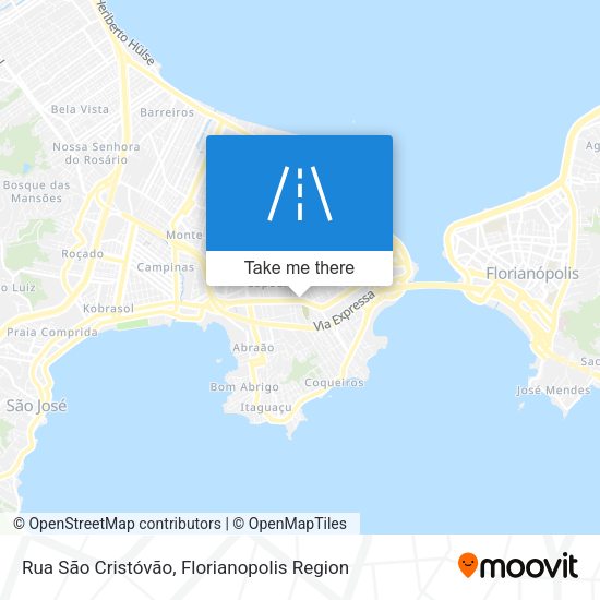 Rua São Cristóvão map