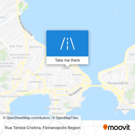 Rua Tereza Cristina map