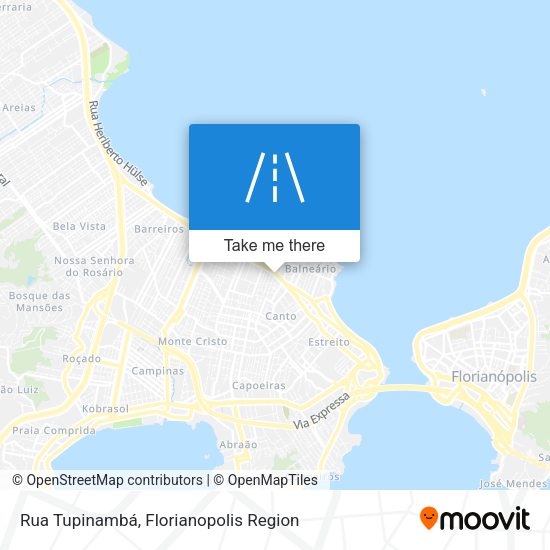 Rua Tupinambá map