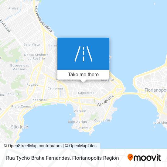 Rua Tycho Brahe Fernandes map