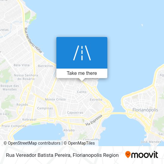 Rua Vereador Batista Pereira map