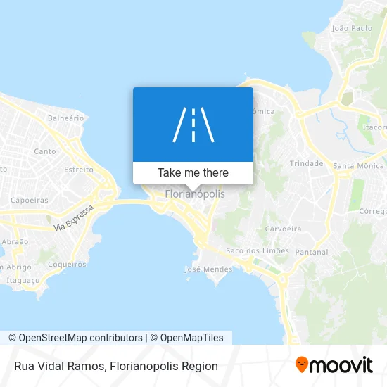 Rua Vidal Ramos map
