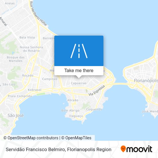 Servidão Francisco Belmiro map