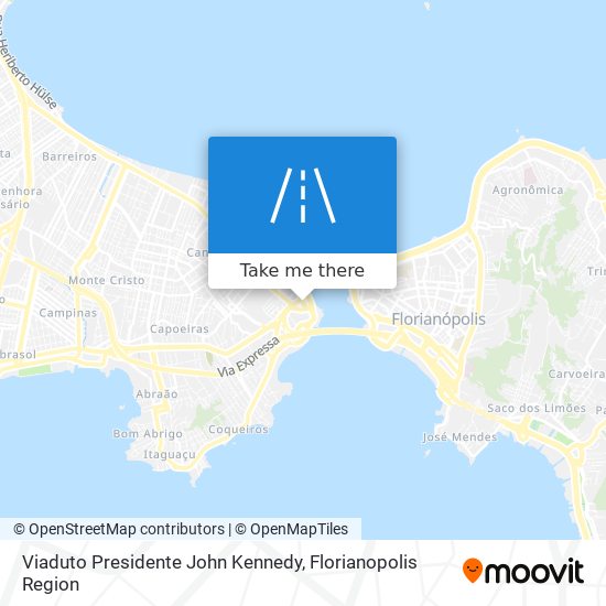 Mapa Viaduto Presidente John Kennedy