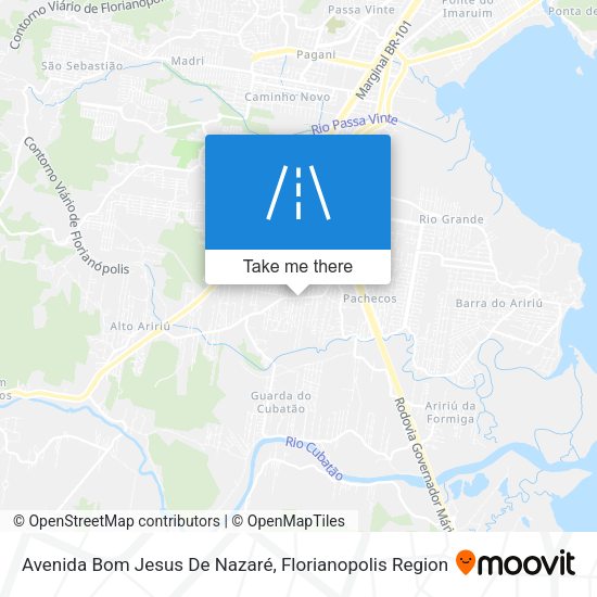 Avenida Bom Jesus De Nazaré map