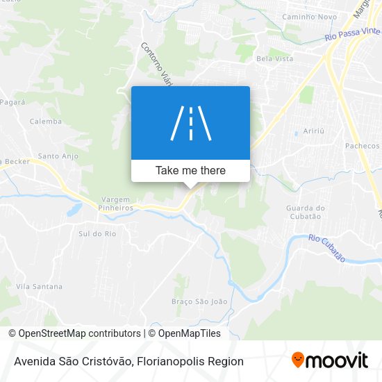 Avenida São Cristóvão map