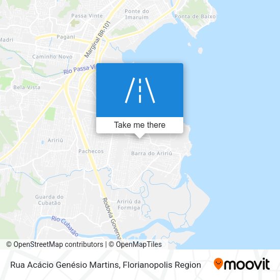 Rua Acácio Genésio Martins map