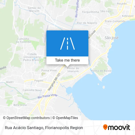 Rua Acácio Santiago map