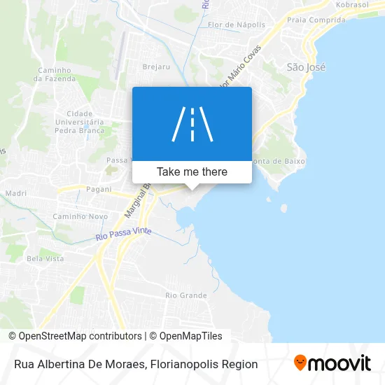 Rua Albertina De Moraes map