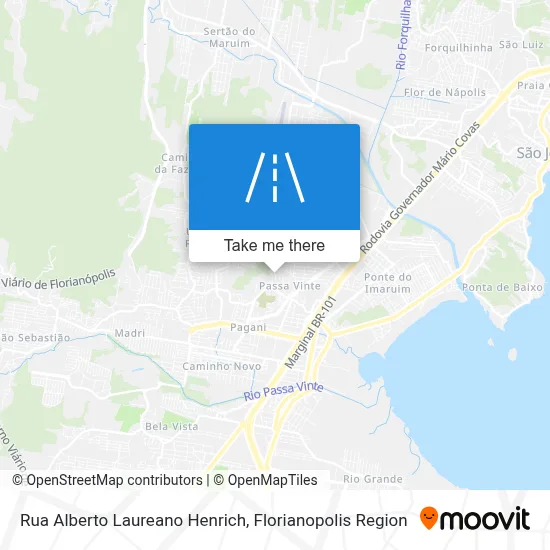 Rua Alberto Laureano Henrich map