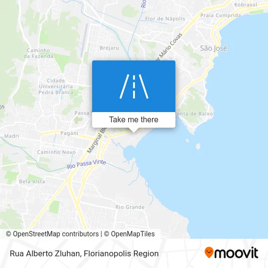 Rua Alberto Zluhan map